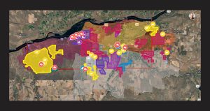 pollution map for Umatilla county and Morrow county