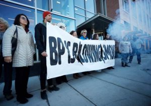 pipeline protest on native land