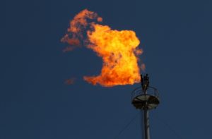 oil and gas methane flare